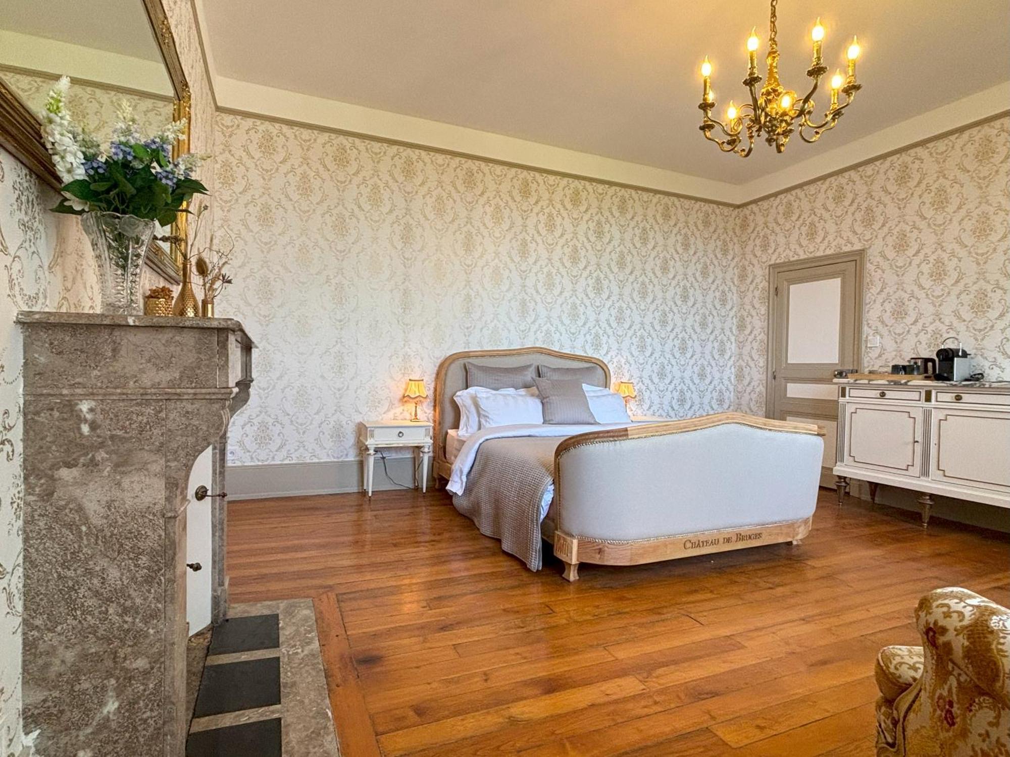Chateau De Bruges Lapeyrouse Bagian luar foto